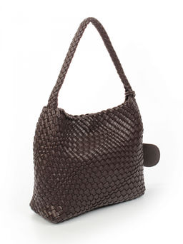 LACCOMA сумка СУ1053-2-темно-коричневый эко кожа хлопок  фото 2