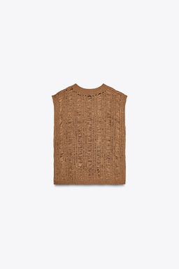 RIBBED KNIT TOP - Zara фото 9
