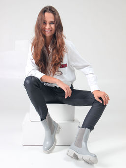 Челси 334.21074gr.Серый лайт/Шерсть