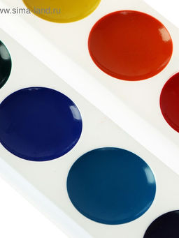 Акварель Calligrata, 12 цветов, без кисти, картон, МИКС