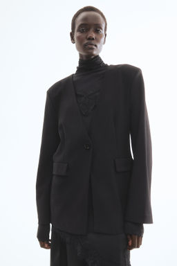 Blazer de punto sin cuello - H&m фото 6