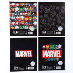 Цена за 10 шт. Тетрадь 18 листов, клетка, 4 вида МИКС, Мстители - Marvel фото 2