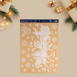 Наклейки на окна многоразовые «Чудес в Новом году», 50×70 см