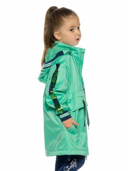 PELICAN, плащ для девочек, Зеленый  фото 7