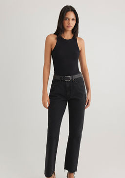 Halter Yaka Siyah Basic Atlet - Mavi фото 3