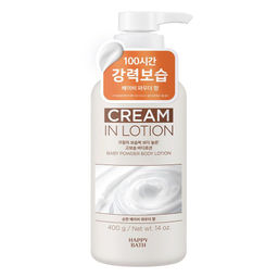 Cream in Lotion Baby Powder - Парфюмированный лосьон для тела с ароматом детской присыпки, 400мл