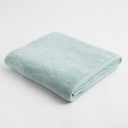 Полотенце махровое Этель Organic Mint 100х150 см, 100% хл, 420гр/м2  фото 2