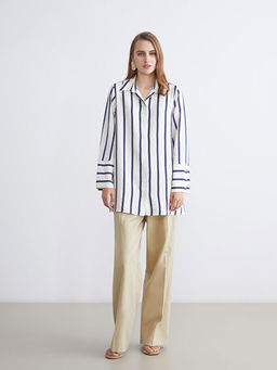 ?izgili Kad?n G?mlek Tunik