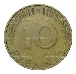10 пфеннигов 1972 года G Германия
