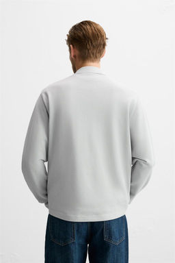 TEXTURED PIQUE POLO SHIRT - Zara фото 3