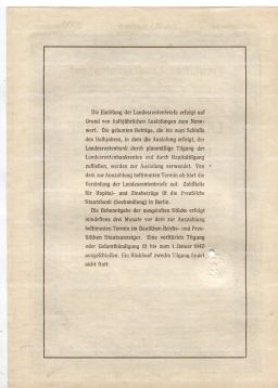 Облигация 4,5% 1000 рейхсмарок 1937 года Германия