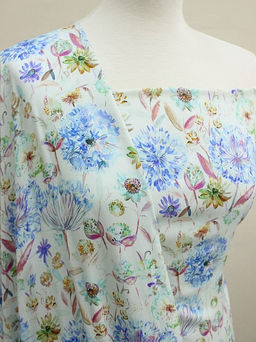 Плательная вискоза Digital Легкость пробуждения , ш.1.4м, вискоза-100%, 125гр/м.кв - Купава фото 2