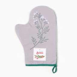 Варежка-прихватка Доляна Live is good 20х28 см, 35% хл, 65% пэ, ватин 250 г/м2  фото 4