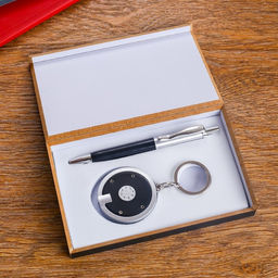 Набор подарочный 2в1 (ручка, фонарик черный) - Simaland фото 5