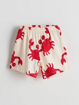 Bask?l? Erkek ?ocuk ?ortlu Pijama Tak?m?