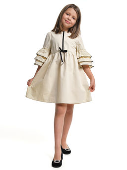 Платье для девочки нарядное детское праздничное UD 8059 св.бежевый