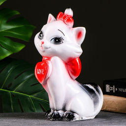 Копилка для денег Кошка LOVE, гипс, 26?14 см