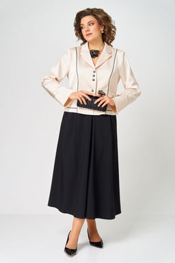 Костюм Aira Style 24134 молочно-черный