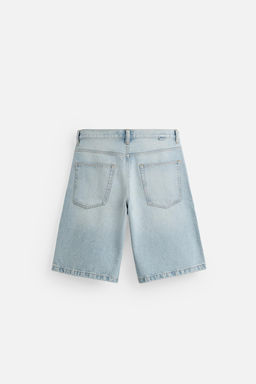 BAGGY FIT DENIM BERMUDA SHORTS - Zara фото 7