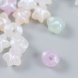 Цена за 2 шт. Набор бусин для рукоделия и плетения «Арт Узор. Звёзды. Блеск», 20 г 1×1.1×1.1 см