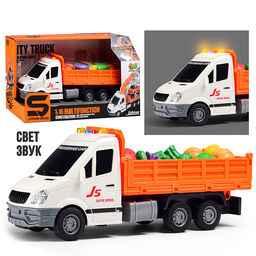 Машина "Фруктовый путь" 1:16 (свет, звук) в коробке