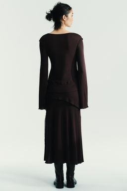 SOFT MIDI SKIRT - Zara фото 5