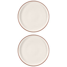 Набор тарелок обеденных 2 пр. 26,5*26,5*3 см "Терра" с прямым бортом