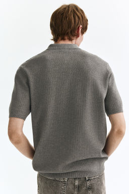 Polo en punto texturizado Regular Fit - H&m фото 11