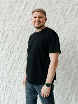 Футболка мужская большого размера, цв. Черный