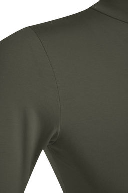 TRENDYOLMILLA Siyah Pamuklu Bal?kc? Yaka Uzun Kollu C?tc?tl? Orme Body THMAW23BD00033 фото 11