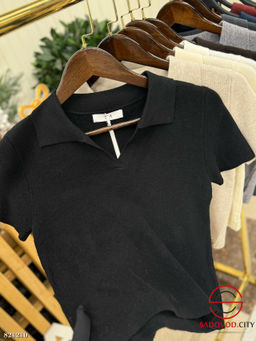 Футболка женская однотонная