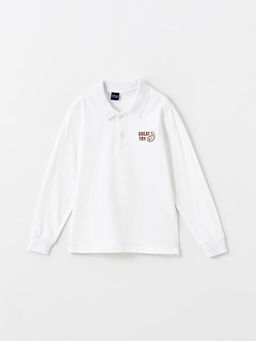 Polo Yaka Uzun Kollu Erkek ?ocuk Ti??rt
