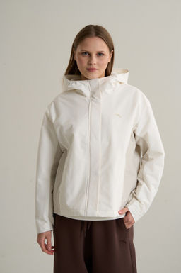 Куртка Белый/Серый TRN ESSENTIAL Mercerized Velvet Jacket - Anta фото 2