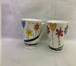 Кружка Цветы / TV093 /уп 72/