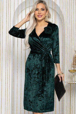 Платье Зимняя роза (зеленое) П12193-35 - Lt collection фото 6