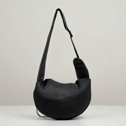 Сумка-переноска Слинг для животных, 37 х 20 см, чёрная - Пижон фото 2