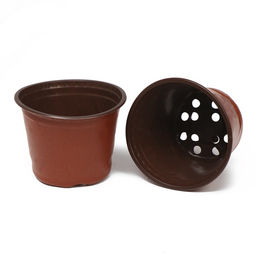 Цена за 40 шт. Горшок для рассады, 700 мл, d=12 см, h=9.5 см, мягкий пластик, терракот, Greengo  фото 8
