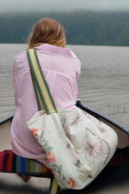FANTASY FABRIC MAXI SHOPPER