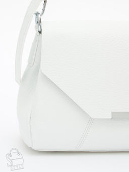 Сумка женская кожаная 1017C white Polina&Eiterou фото 5