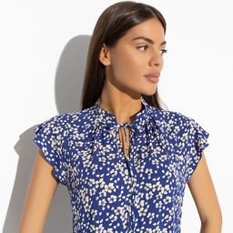 Блуза Свежая подборка (flower) - Charutti фото 3