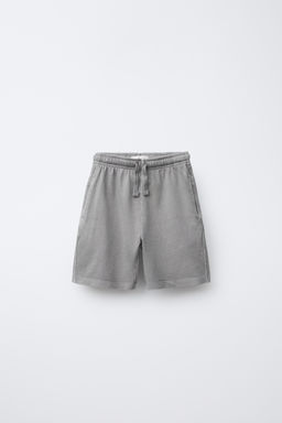 GARMENT DYE PRINTED T-SHIRT AND BERMUDA SHORTS SET - Zara фото 5