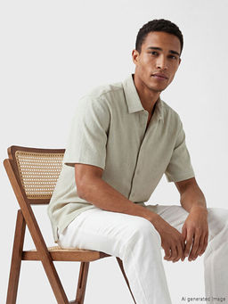 Regular Fit Erkek Dokulu G?mlek