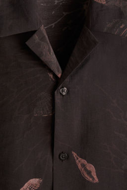 Camisa resort en mezcla de lyocell Regular Fit - H&m фото 3
