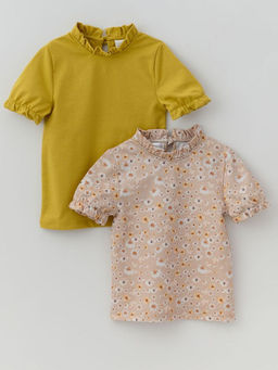 Футболка для девочки 2шт., сер/бел - Lesi kids фото 54