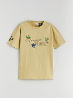 Bisiklet Yaka Brawl Stars Bask?l? Erkek ?ocuk Ti??rt