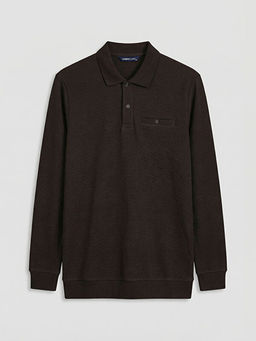 Polo Yaka Erkek Sweatshirt