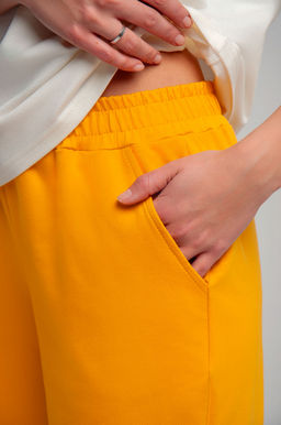 Арт. 10808 Пижама с брюками 44-52 (5 шт) Цвет:верх-молочный,низ-горчица - Калинка фото 8