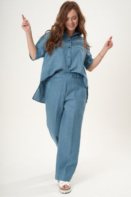 Костюм брючный 4556 бирюза