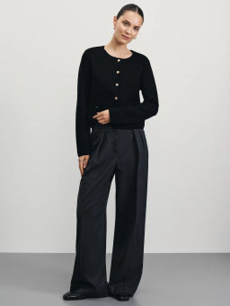 Вязаный кардиган из вискозы / Zarina фото 2