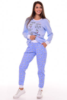 Пижама женская 1-174б (лазурь)